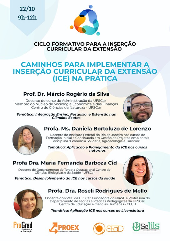 22/10/2025 - Caminhos Para Implementar a Inserção Curricular da Extensão na Prática